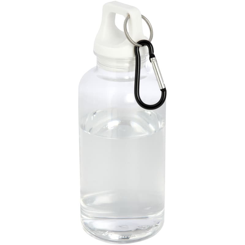 Vattenflaska 400ml med Karbinhake av Återvunnen Plast