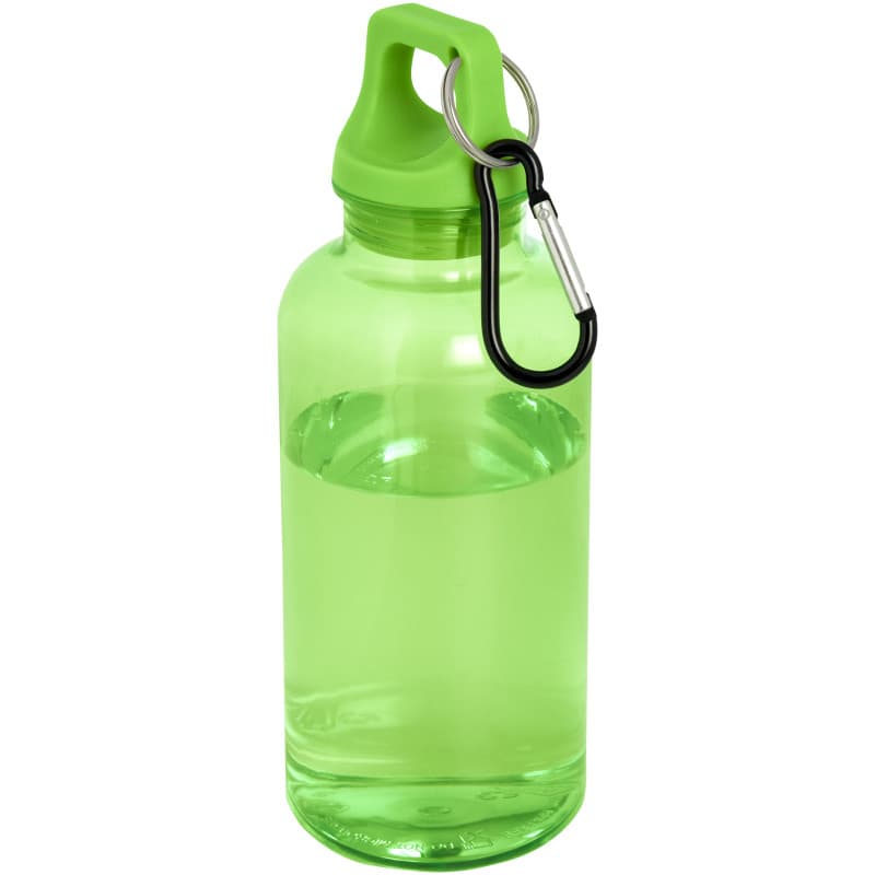Vattenflaska 400ml med Karbinhake av Återvunnen Plast