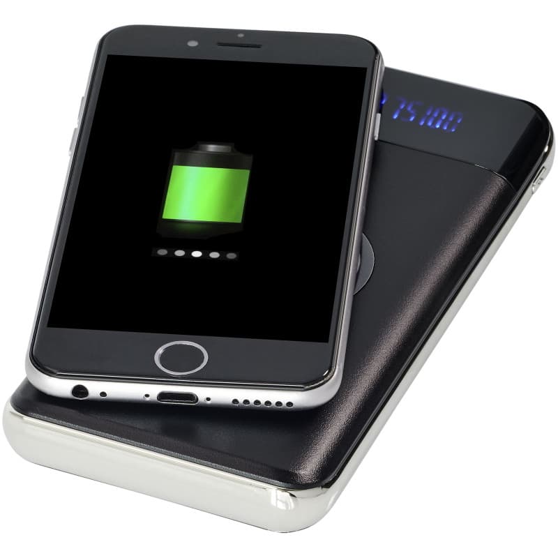 10000 mAh Trådlös Powerbank med LED-Display
