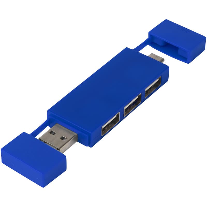 USB-hubb 2.0 med Dubbla Anslutningar