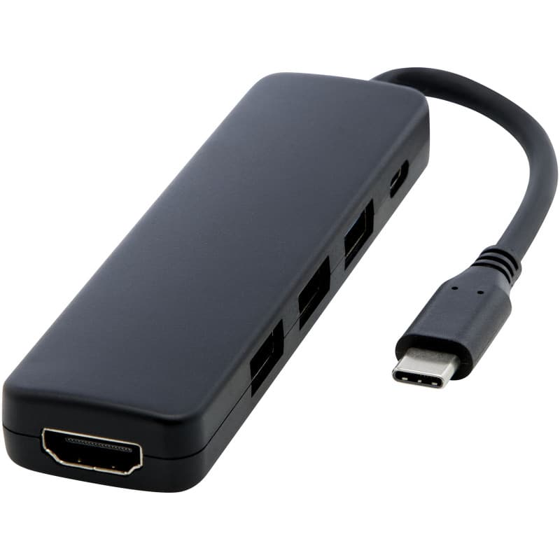 Multimedieadapter USB med HDMI av Återvunnen Plast