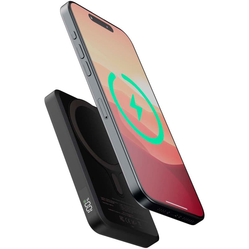 5000 mAh Magnetisk Trådlös Powerbank