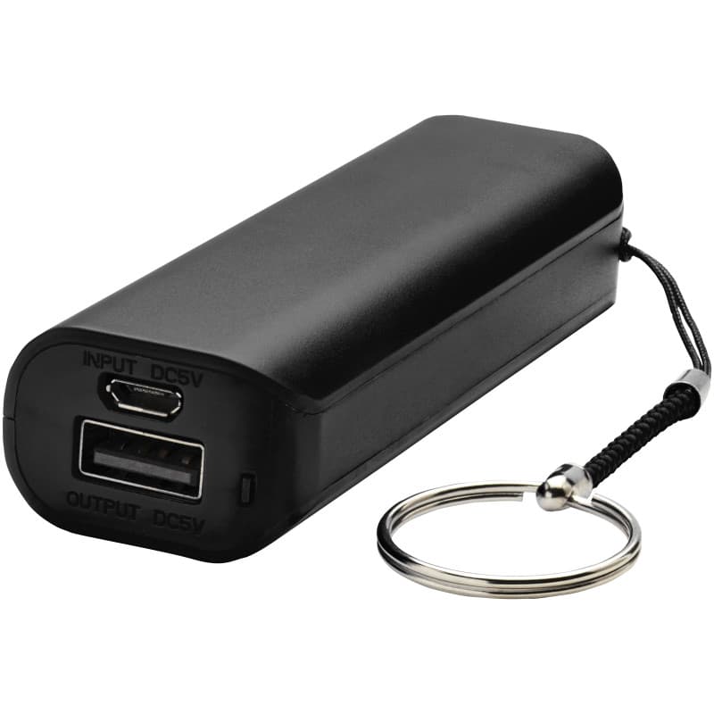 1200 mAh Mini-Powerbank med Nyckelring