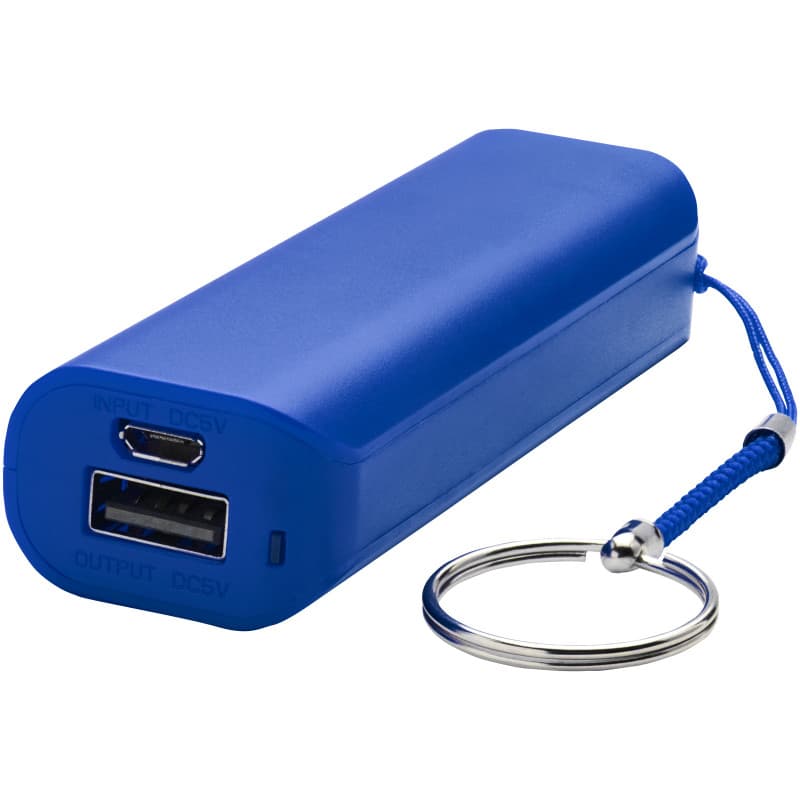 1200 mAh Mini-Powerbank med Nyckelring