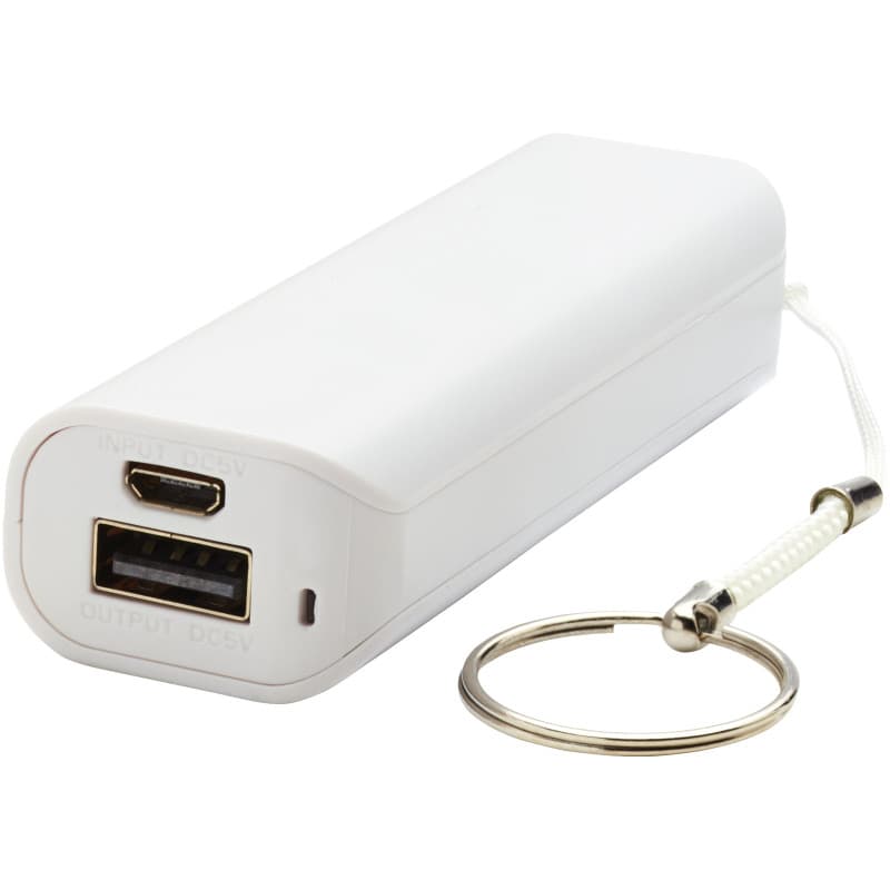 1200 mAh Mini-Powerbank med Nyckelring