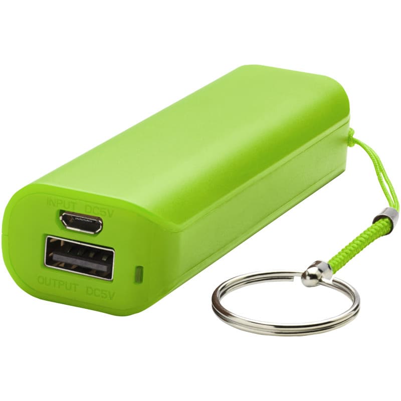 1200 mAh Mini-Powerbank med Nyckelring