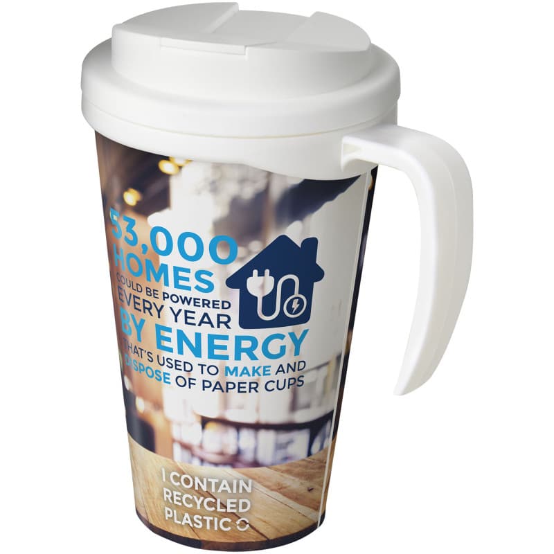 Isolerad Mugg 350ml med Spillsäkert Lock av Återvunnen Plast