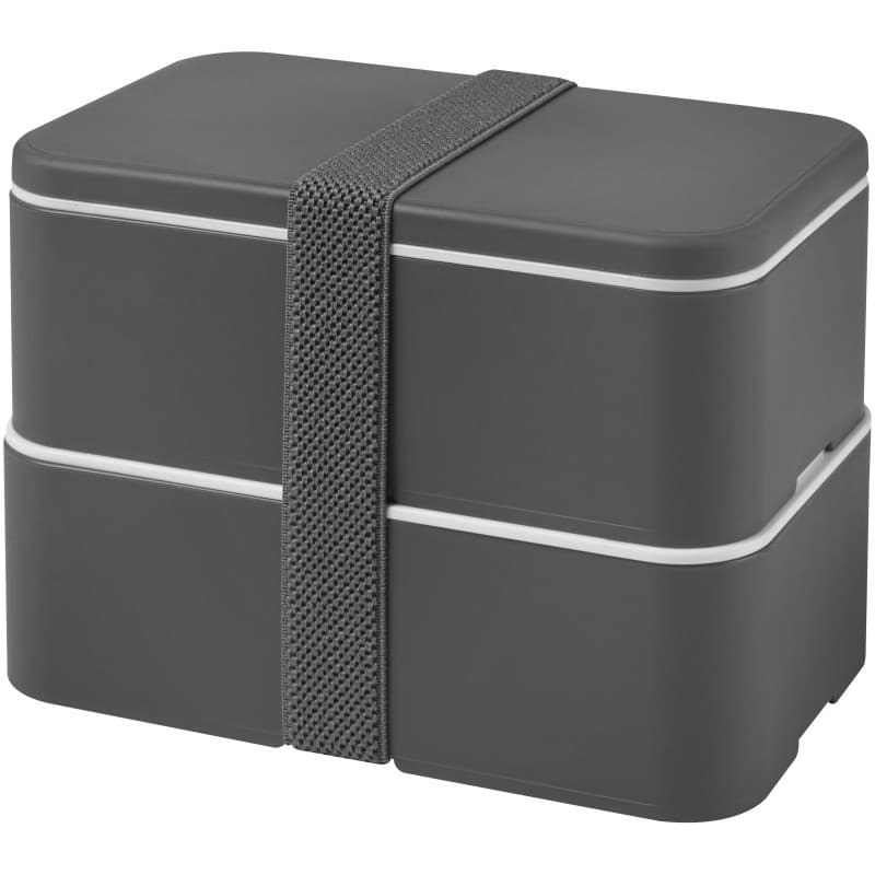 Dubbel Lunchlåda 700ml med Band