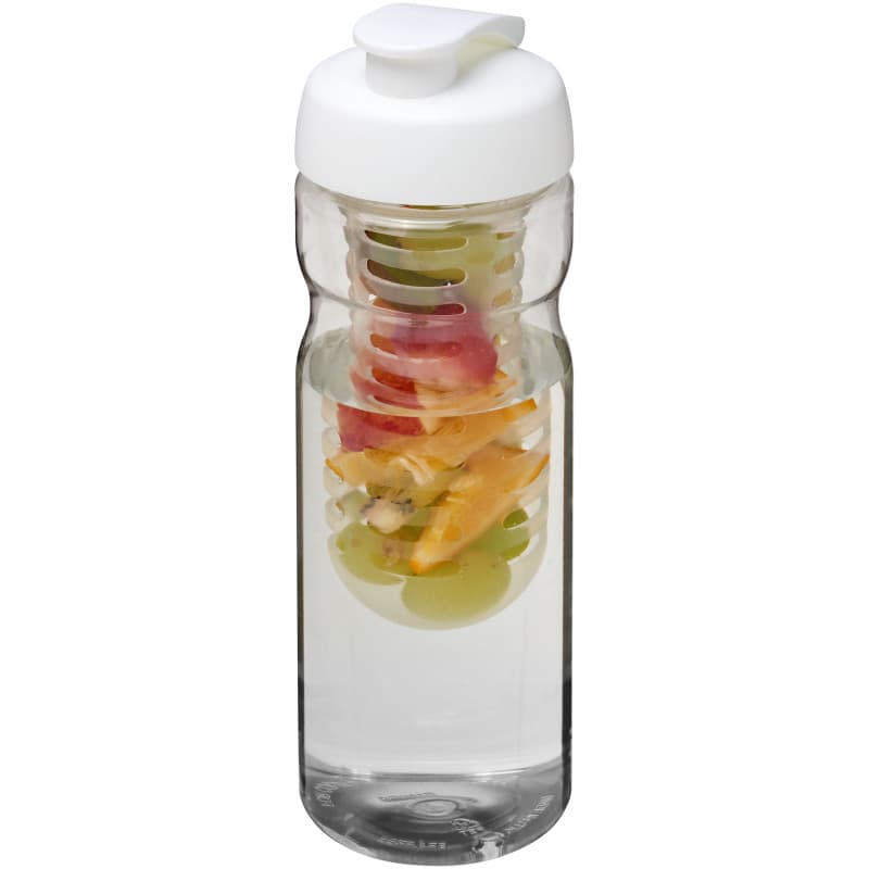 Sportflaska med Uppfällbart Lock och Fruktbehållare 650ml