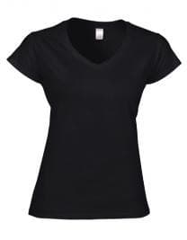 V-ringad T-shirt Dam