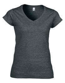 V-ringad T-shirt Dam