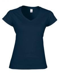 V-ringad T-shirt Dam