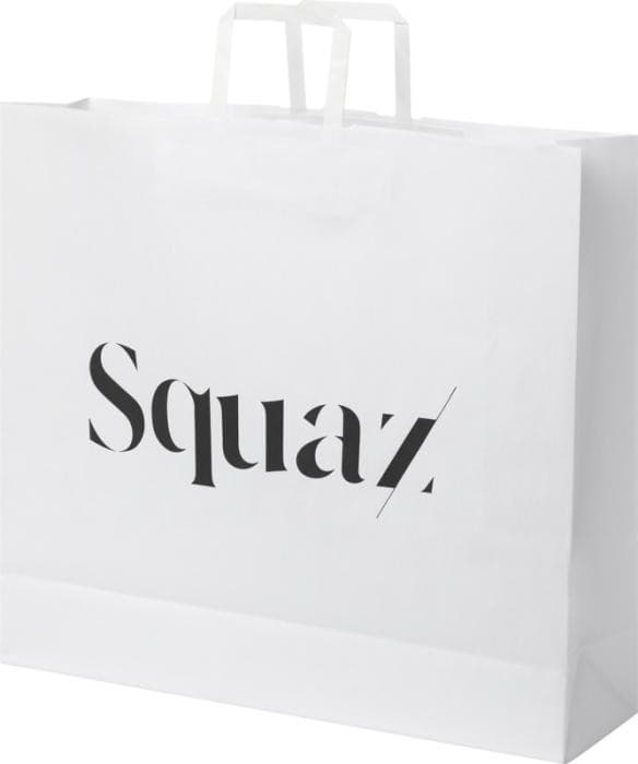 Bild 1 av 6 på XXL Premium Kraftpapperspåse med Platta Handtag