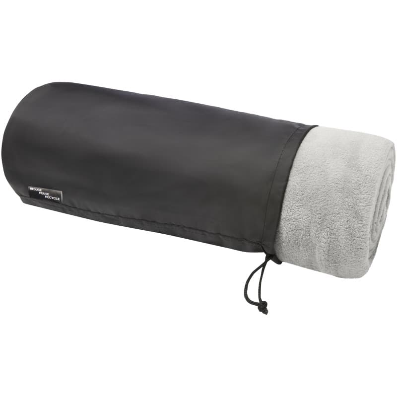 Bild på Mjuk RPET Korallfleecefilt med Bärpåse utan tryck