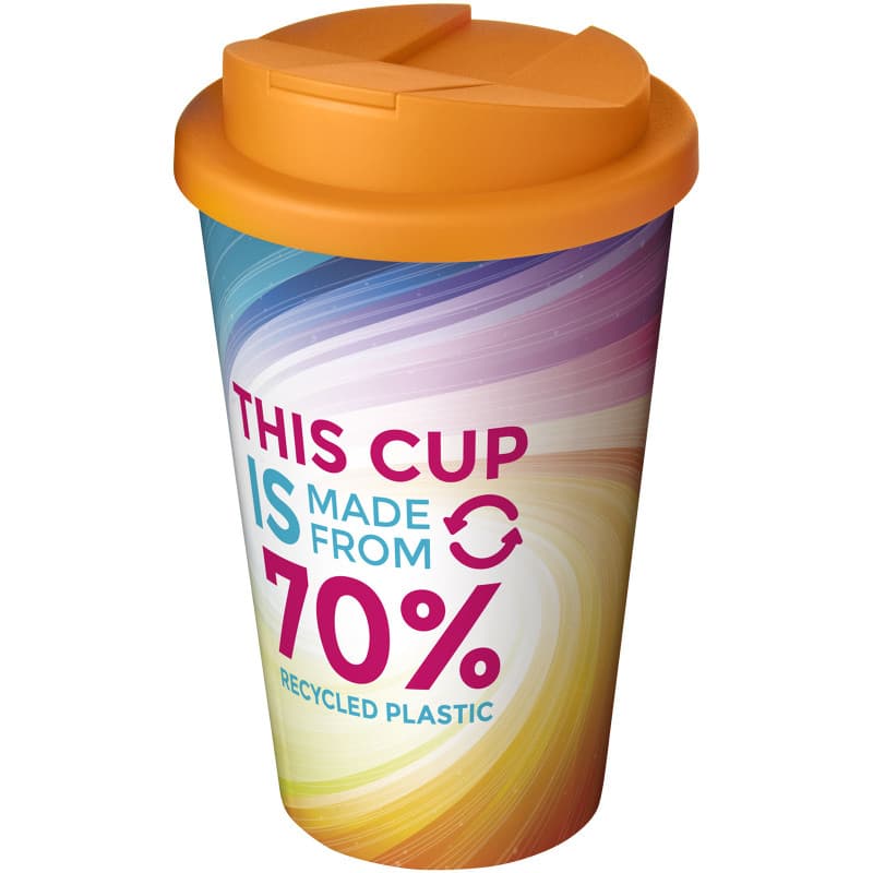 Bild på Spillsäker Isolerad Termos 350ml av Återvunnet Material utan tryck