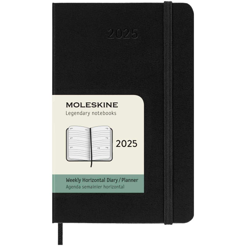 Bild på Moleskine Kompakt Veckoplanerare för 12 Månader utan tryck
