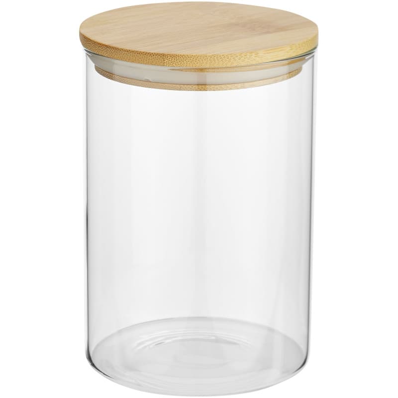 Bild på Matbehållare 550ml i Glas med Bambulock utan tryck