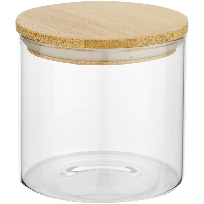 Bild på Matbehållare 320ml i Glas med Bambulock utan tryck