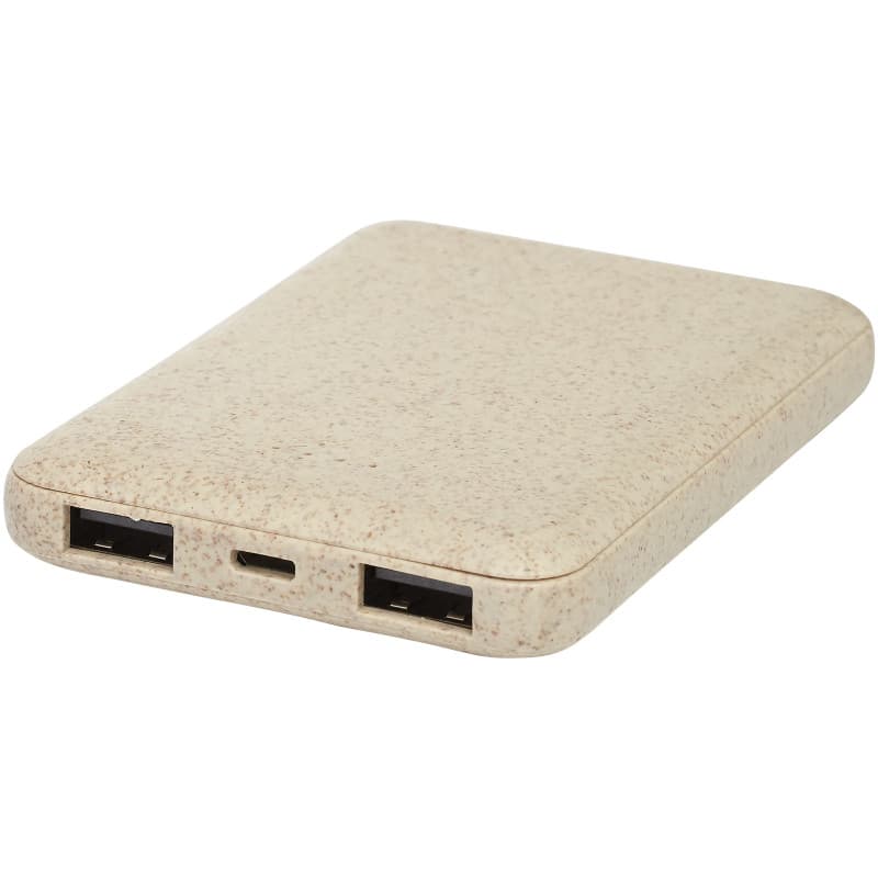 Bild på 5000 mAh Trådlös Powerbank av Halm utan tryck