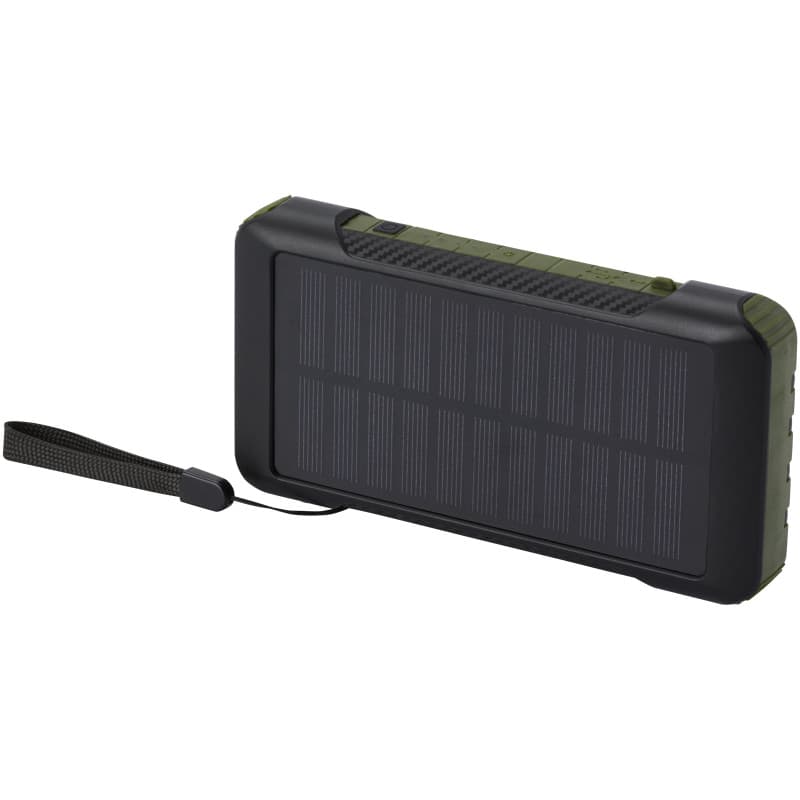 Bild på 10000 mAh Powerbank med Soldynamo av Återvunnen Plast utan tryck