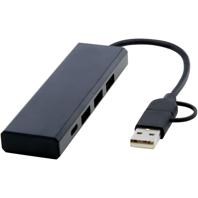 Bild på USB-hubb 2.0 av Återvunnen Aluminium utan tryck
