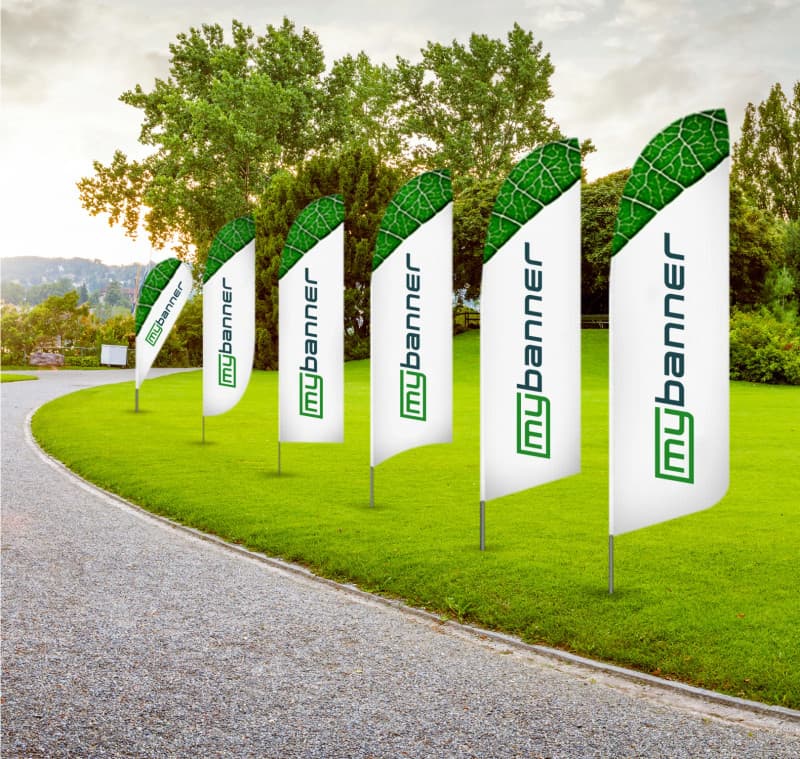 Tryck på Beachflagga